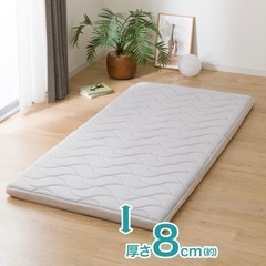【決まりました】ニトリ　じんわりフィットする低反発敷布団　シングル