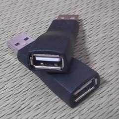 USBオスメスアダプター2個の画像