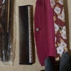 服/ファッション 小物 櫛　くし　ケース付き　資生堂　SHISEIDOの画像