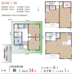価格200万さがりました！川口市芝下2丁目新築2SLDK一戸建て...