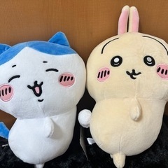 ハチワレ&うさぎ　ふりふりBIGぬいぐるみ
