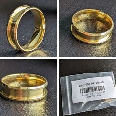 シンプルゴールドリング（新品）26号の画像