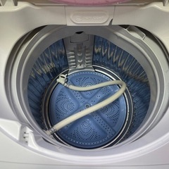 【リサイクルサービス八光】2013年製　シャープ  ES-GE60N-P [全自動洗濯機(6.0kg) ピンク系]の画像