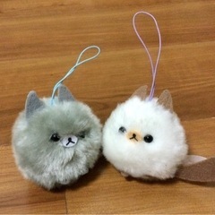 【大幅値引き】ねこにゃ。 ふわぽん ぐれにゃ ラグにゃ 2個セッ...