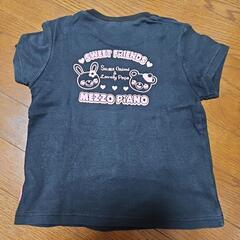 メゾピアノ135cm黒Tシャツの画像
