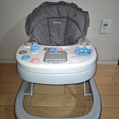 歩行器 ベビー 折り畳み グレー