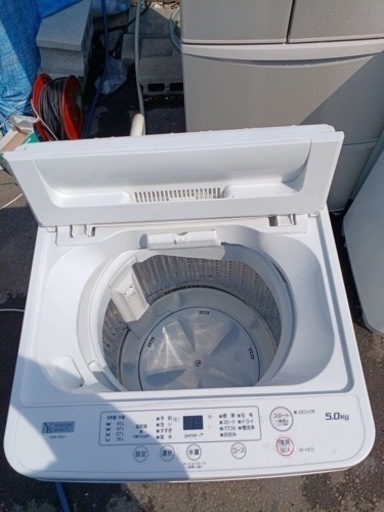 万代店　2020年　YAMADA SELECT(ヤマダセレクト) YWMT50H1 全自動洗濯機 (洗濯5.0kg) アーバンホワイト