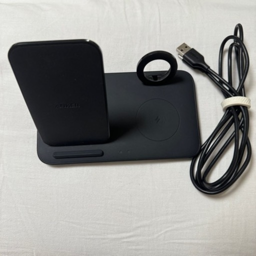周辺機器 Anker PowerWave+ 3-in-1 Stand with Watch Holder