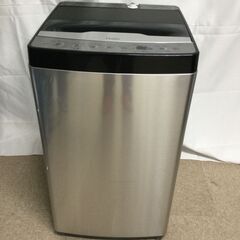 【北見市発】ハイアール Haier 全自動電気洗濯機 JW-XP2CD55F 2019年製 シルバー 5.5kg 一人暮らし (E2750hxwY)