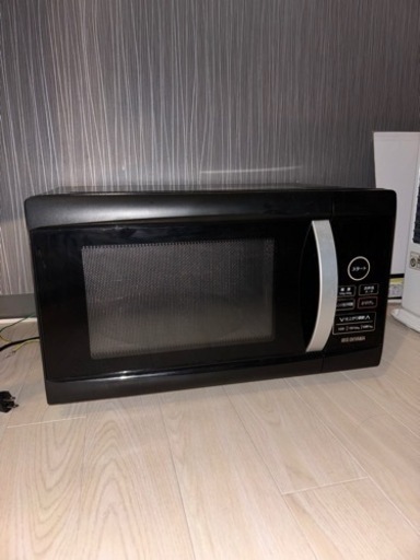 アイリスオーヤマ 電子レンジ 22L 単機能 900W ブラック PMO-22T-B