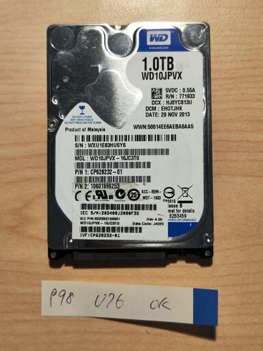 2.5インチ内蔵ハードディスク 1TB ③
