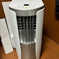 美品☆トヨトミ　2018年製　スポットクーラー　エアコン　冷暖房　TAD-2218W　冷房能力：2 kW　除湿機能付き　工事不要！☆d8144M 2018年製・超美品トヨトミ製 スポットエアコン TAD-2218W スポット