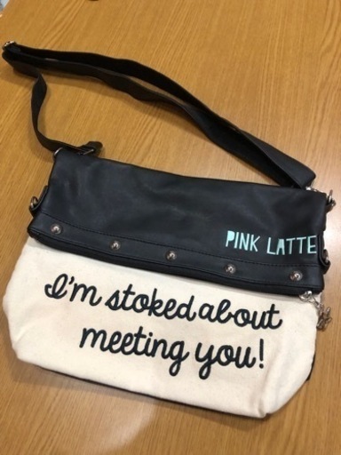 PINK LATTEショルダーバッグ