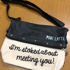 PINK LATTEショルダーバッグ