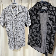 ⚠︎黒のみです。かりゆしウェア　アロハシャツ　メンズ　