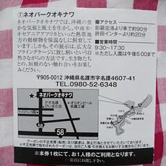 チケット　ネオパークオキナワ　入園券　どうぶつのおやつ無料券の画像
