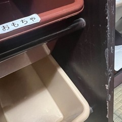 家具 収納家具 カラーボックス①濃い茶色の画像