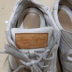 ジャンク品 ルイヴィトンレザースニーカーの画像