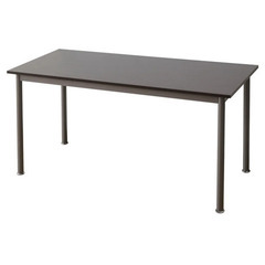 山善パソコンデスク 140cm*60cm ダークブラウン MFD...