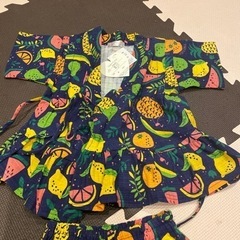 新品女児　浴衣　甚平　100の画像