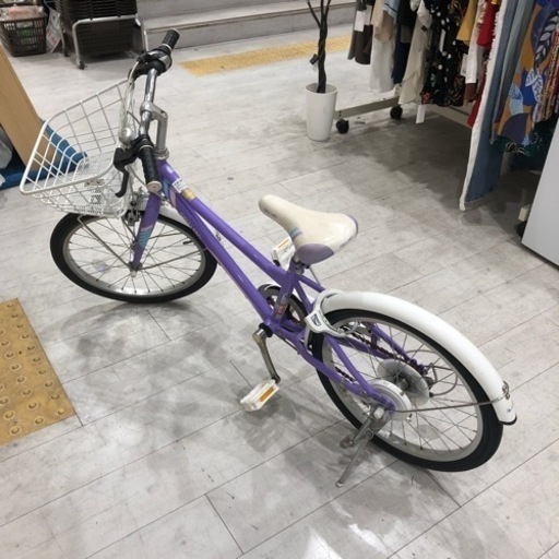 子供用自転車ASAHI20インチSTJ017973パープルキズ有り【トレファク堺福田店】