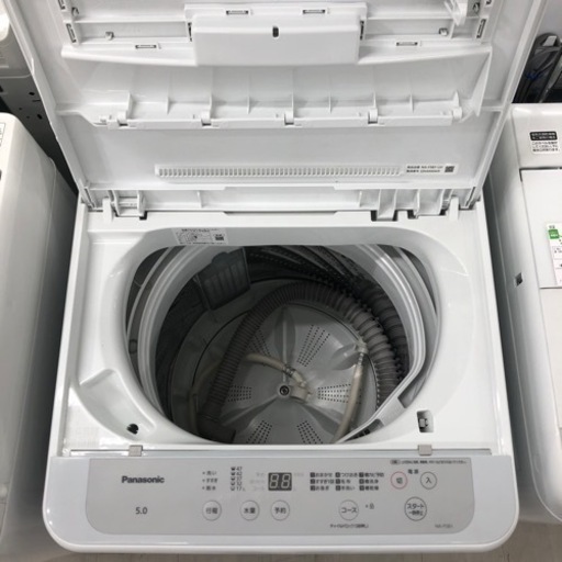 安心の1年間保証付き！Panasonic全自動洗濯機5.0kg2022年製【トレファク堺福田店】
