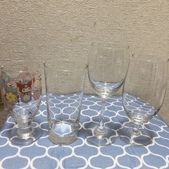 ガラスコップ  サーモス水筒  チョコフォンデュ ワイングラス