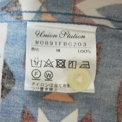【UNION STATION】シャツ サイズM メンズの画像