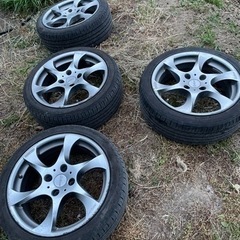 旧車ピッチ。114.3の4穴ロリンザー17inch