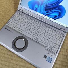 【Core i5+SSDでサクサク動く♫】　人気のレッツノート　Panasonic　高性能core i5  メモリ4GB　高速SSD128GB ノートパソコン PC Windows11 　無線LAN　Wi-Fi　セットアップ済み　すぐ使える♪　DVDドライブ　パソコン　12インチ液晶 持ち運び便利　パソコン ノートパソコン　pcの画像