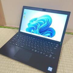 【薄型ハイスペック！core i7搭載ノートPC】最上位core i7 高速SSD256GB メモリ8GB  薄型軽量　SONY　VAIO ノートパソコン pc セットアップ済み すぐに使える 最新Windows11  Wi-Fi 無線LAN  win10 テレワーク　在宅ワークにも◎　持ち運び◎　パソコン ノートパソコン