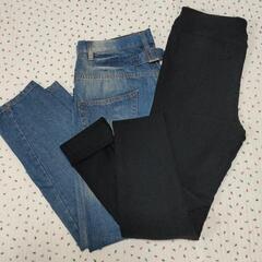 ズボン色々・裏起毛スボンなどの画像