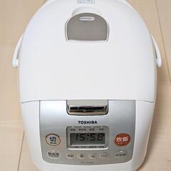 【受渡し者決定】TOSHIBA 東芝 炊飯器（保温釜）5.5合炊...