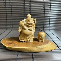 『布袋』根付　印籠　江戸時代　骨董品　高さ9cm　七福神