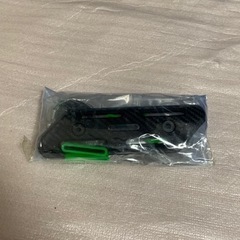 バイク マフラーガード グリーン汎用新品未開封　カスタムに