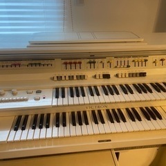 エレクトーン　レトロ　ホワイト　レア　ヴィンテージの画像