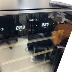 FURNIEL ファニエル ノンフロンワインセラー さくら製作所 SAB-90G ブラック 右開き 2016年製 通電確認済みの画像