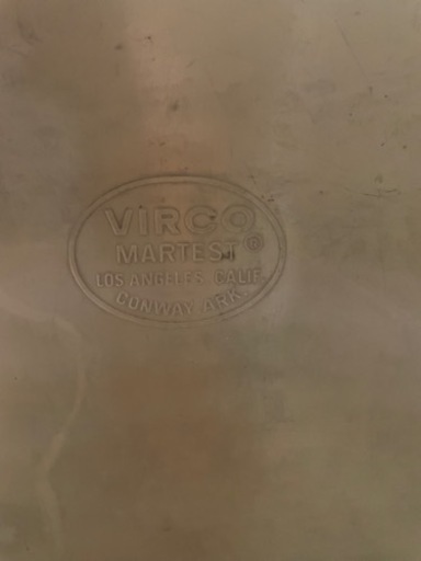 VIRCOのスクールチェア デスク付き