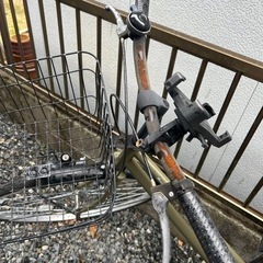 自転車 クロスバイク　ママチャリの画像