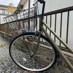 自転車 クロスバイク　ママチャリの画像