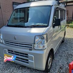 令和２年式！走行４万キロ台！エブリイ ハイルーフ PC 4AT車...