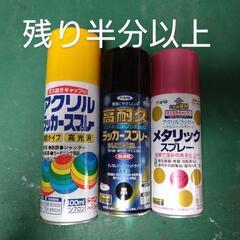 ラッカースプレー（使いかけ）の画像