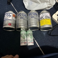 134a エアコンガス800g　添加剤セット