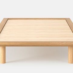 無印良品 MUJI ベッドフレーム オーク材突板 シングル