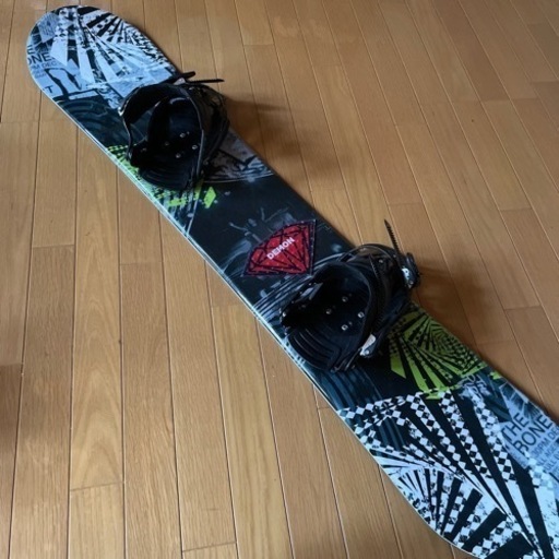 中古スノーボード板145センチ\n