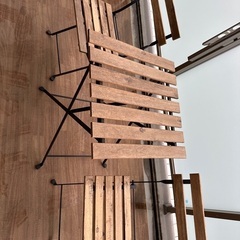 IKEA テーブル　チェア2脚