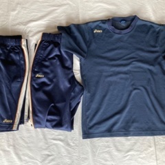 決まりました　アシックス　asics 中学校指定ジャージ　L O
