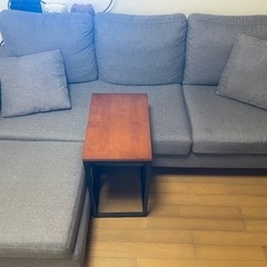 最終値下げ❗️L字ソファ　カウチソファの画像