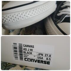 キャンバス オールスター J HI 27.0cmの画像