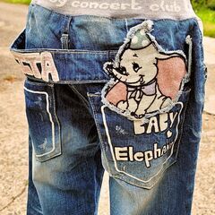 ロリータジーンズ　デニムパンツ